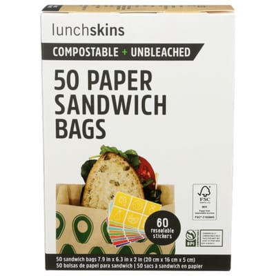 Reynolds Kitchens Wax Paper Sandwich Bags - 6x7-13/16, 50 Count