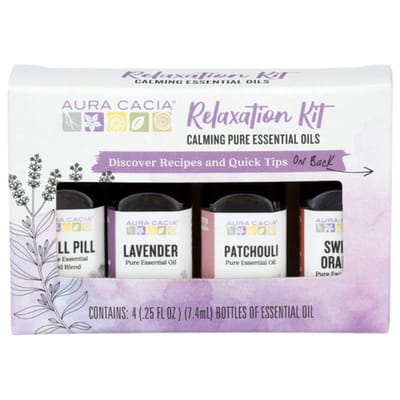Organic Lavender 100% Pure Essential Oil - Aromatherapy (0.25 Fluid Ounces)  by Aura Cacia at the Vitamin Shoppe