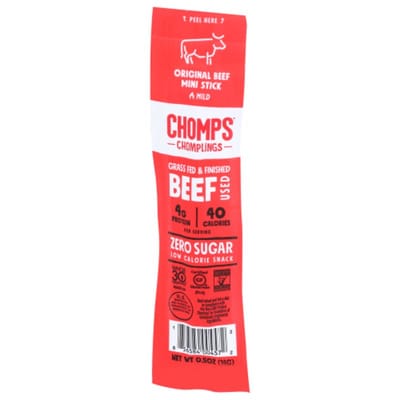 Country Archer Beef Sticks, Grass-Fed, Original, Minis - 8 pack, 0.5 oz beef sticks