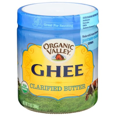 Organic Ghee Butter Grass Fed Clarified – 16 Oz Ghee Butter – Unsalted  Butter Certified Organic Ghee Oil – Perfect for Paleo, Keto, Lactose &  Gluten