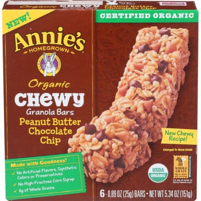 Annie's Homegrown Snack Bars, Organic, Original, Crispy, Value Pack, 12 Pack - 12 pack, 0.78 oz bars