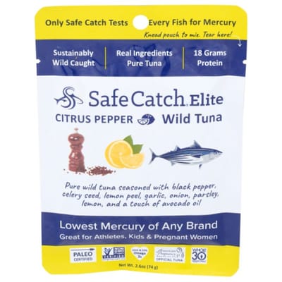 Safe Catch Elite Wild Tuna, Pure - 5 oz