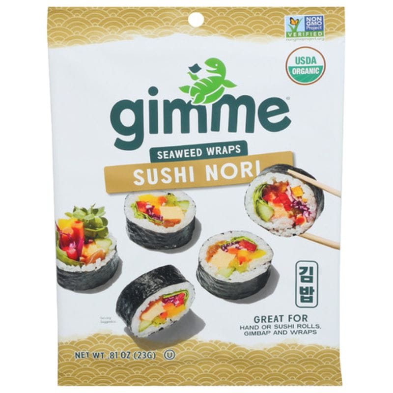 Sushi hack made with healthy, gluten-free, sustainable seaweed snacks