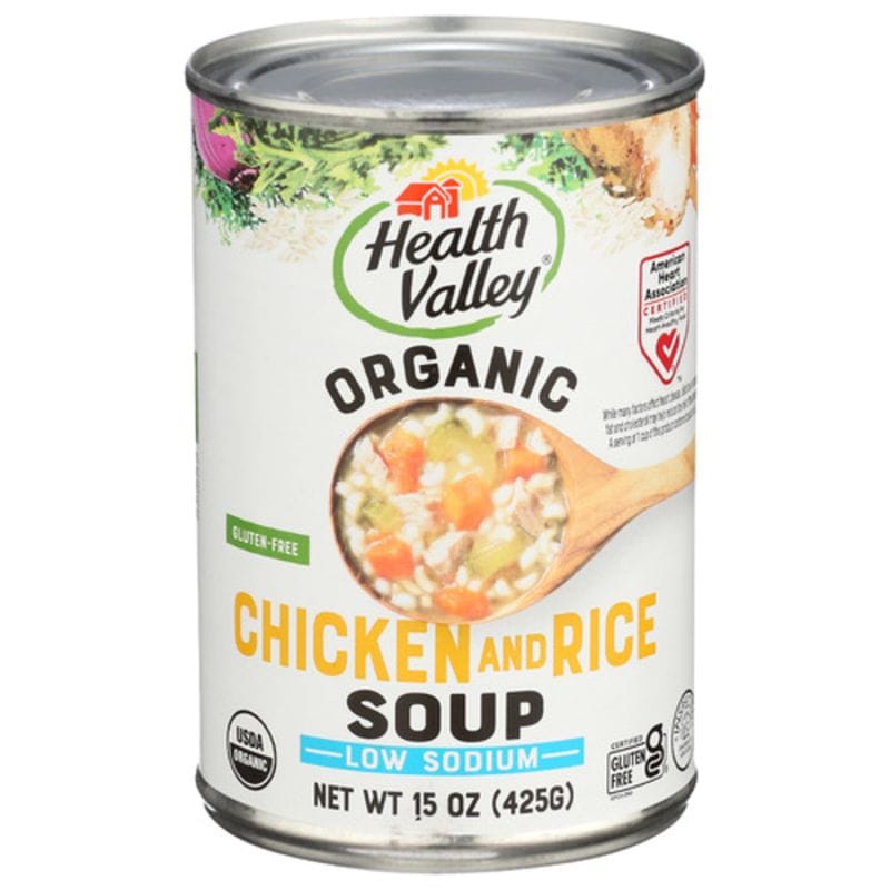 Health Valley Organic Low Salt Added Chicken Rice Soup, Shop Online,  Shopping List, Digital Coupons