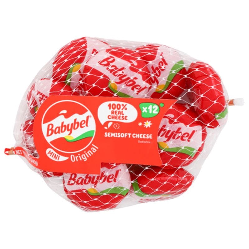 Babybel Mini Babybel® Original Snack Cheese, 12 Pack (9 oz) 12 ea, Packaged