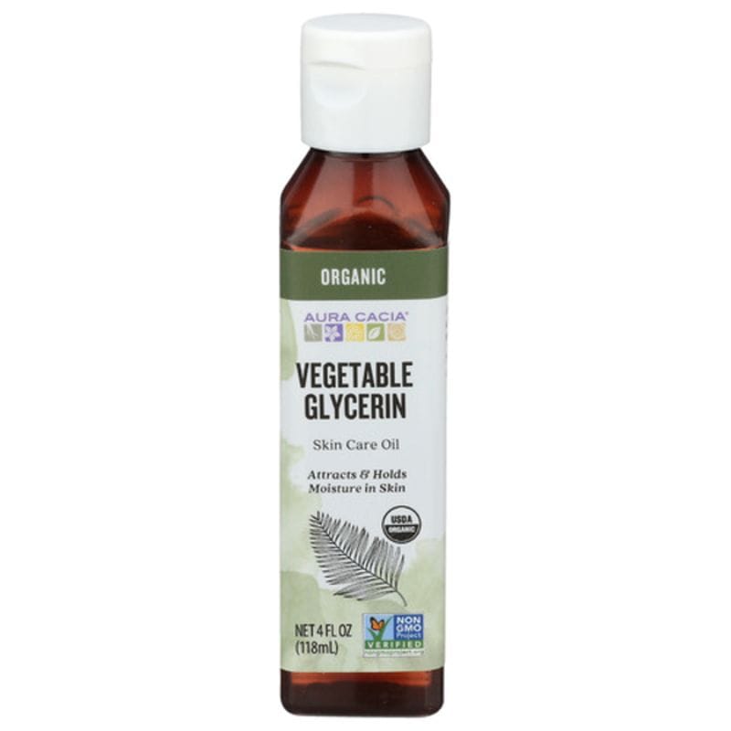 Organic Vegetable Glycerin - Natural Skin Care Oil (4 Fluid Ounces) by Aura  Cacia at the Vitamin Shoppe