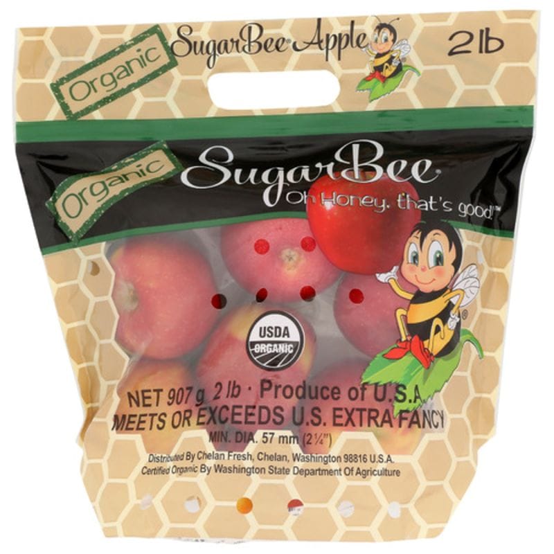 APPSUG088POR | Organic Sugar Bee Apple (80/88CT)