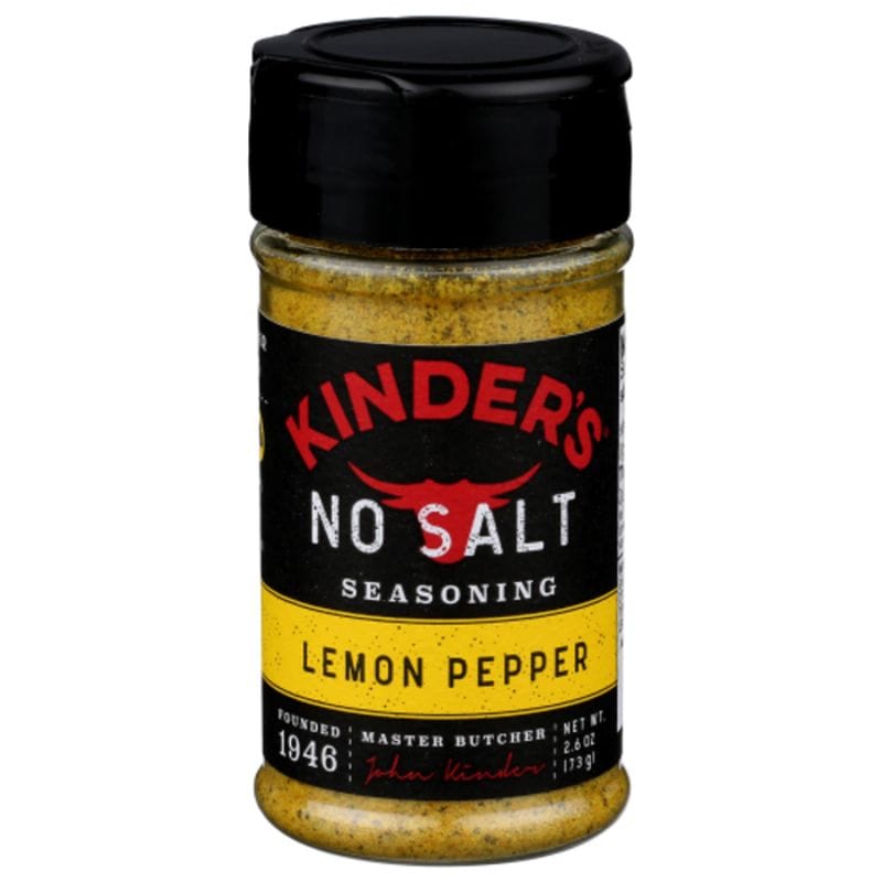 Kinder's No Salt Lemon Pepper Seasoning - 2.6 oz