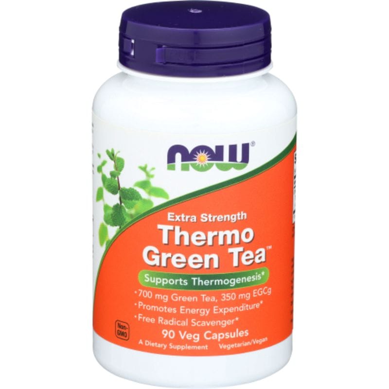 Thermo Green Tea 700mg 90 capsules - extra strength green tea promotes  energy expenditure
