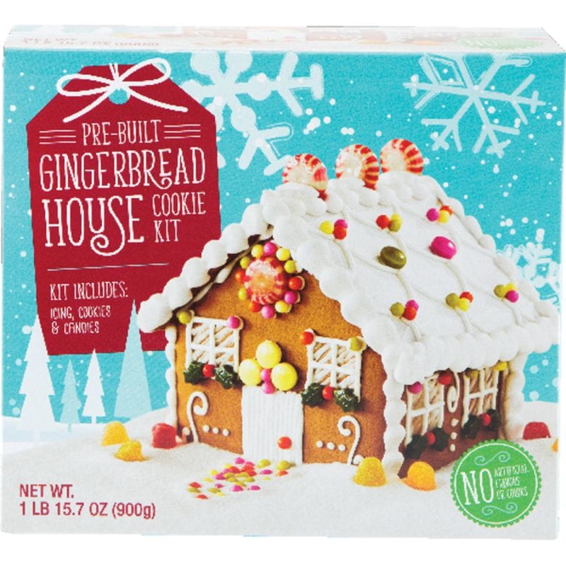 Create A Treat Pre-Built Gingerbread House Kit - Shop Cookies at H-E-B