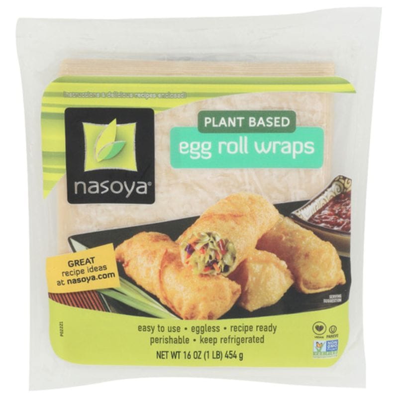 Nasoya Refrigerated Plant-Based Egg Roll Wraps, 16 oz 