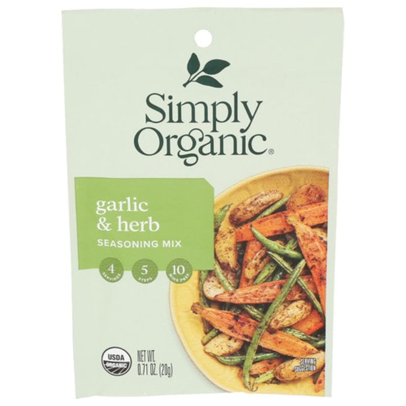 Simply Organic Spice Right Garlic & Herb 2.0 oz.