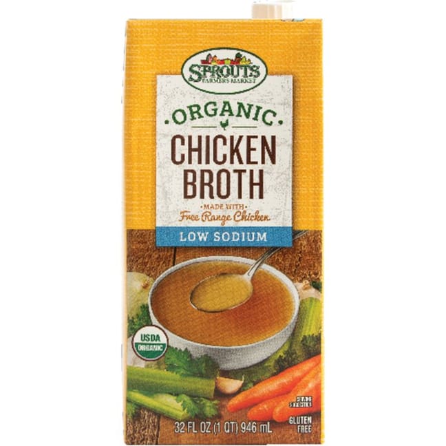 Sprouts Organic Low Sodium Chicken Broth