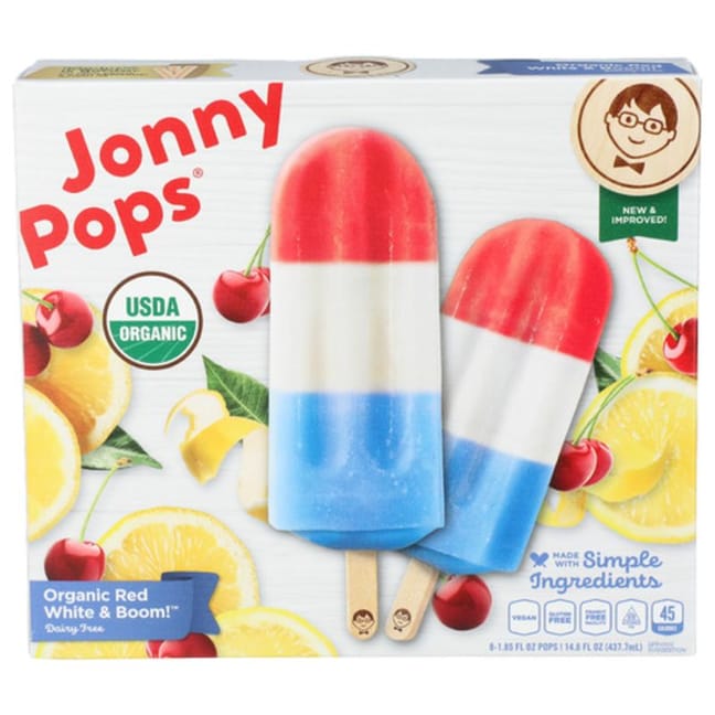 JonnyPops Frozen Fruit & Cream Bars