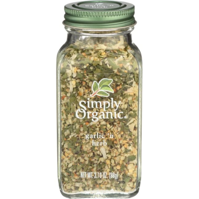 Simply Organic Garlic & Herb Vegetable Seasoning Mix .71 oz.