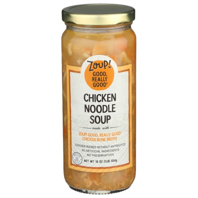 Zoup Fresh Soup Company Chicken Noodle Soup Made With Chicken Bone