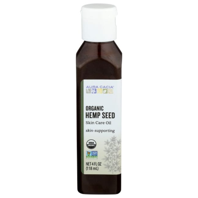 Aura Cacia Organic Hemp Seed Oil 4.0 fl. oz.