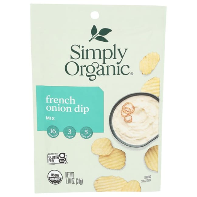 Simply Organic French Onion Dip Mix, Shop Online, Shopping List, Digital  Coupons