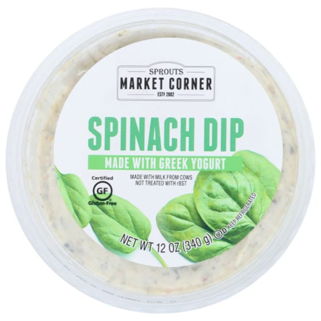 Hazelnut Spinach Greek Yogurt Dip - Cheftini