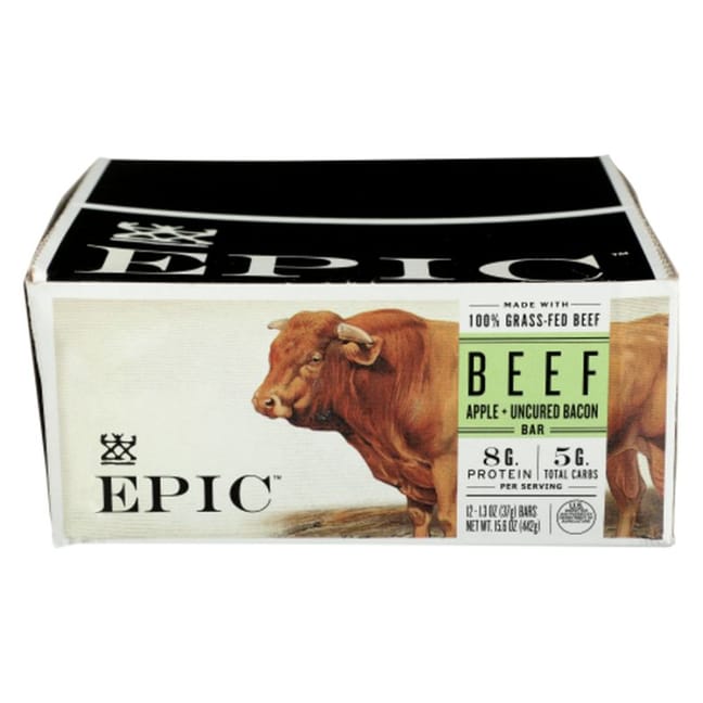 Beef, Apple & Bacon Bar - Protein Meat Bars - EPIC