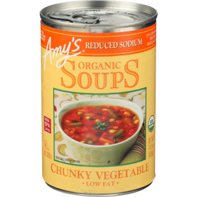 Amy's Organic Chunky Vegetable Low Fat Soup, Shop Online, Shopping List,  Digital Coupons
