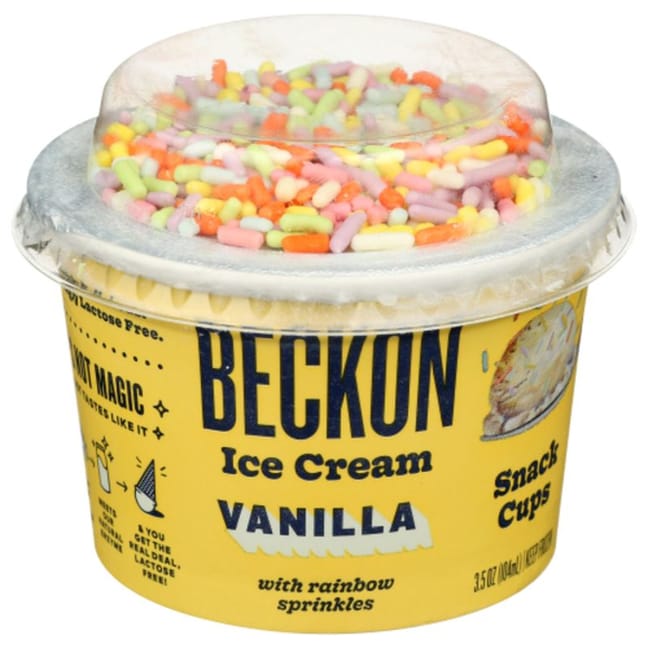 Lactose Free Ice Cream Snack Cups - Beckon Ice Cream
